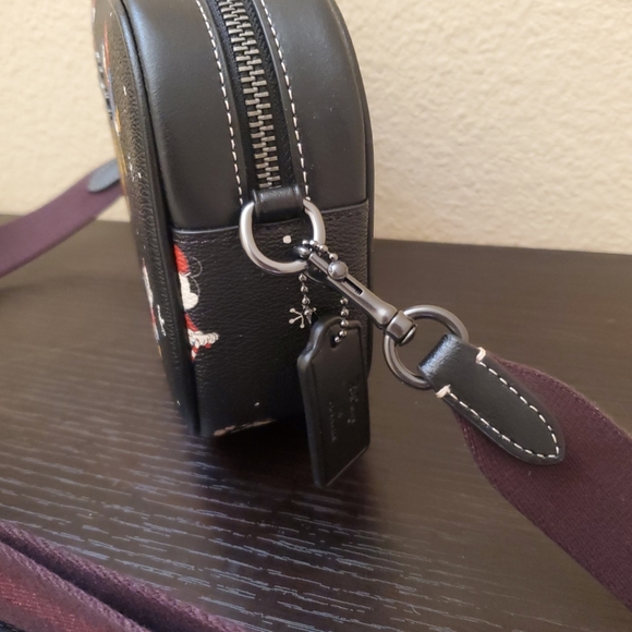 Coach  Disney X  Mini Camera Crossbody With  Holiday Print - Picture 10 of 16